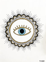 Load image into Gallery viewer, Flower Power Evil Eye