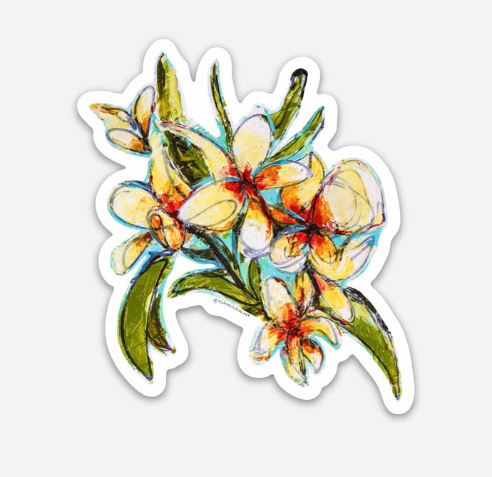 Tropical Flower Sticker