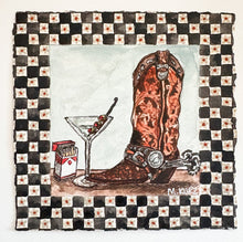Load image into Gallery viewer, Martini Cowgirl Print *PRE-ORDER*