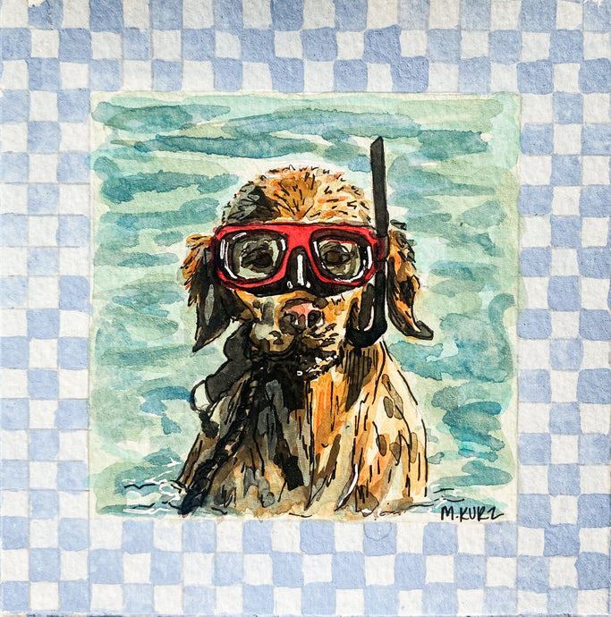 Scuba Buddy Print
