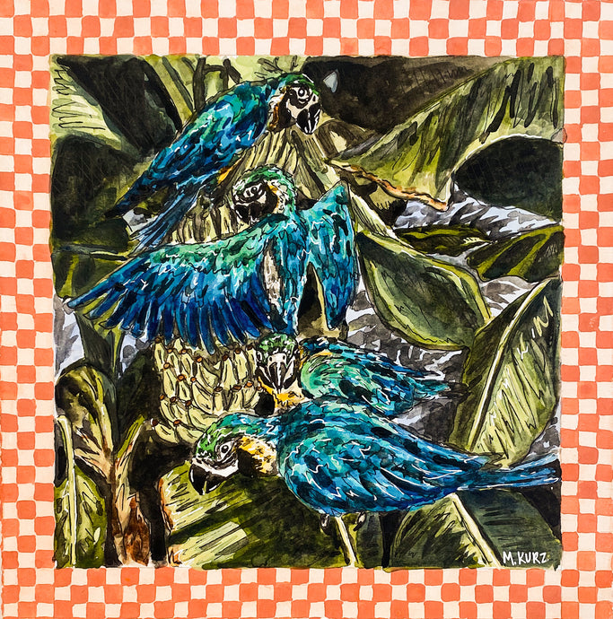 Parrot Bay Print