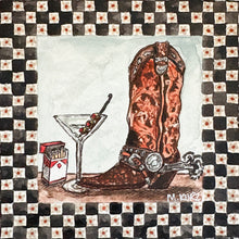 Load image into Gallery viewer, Martini Cowgirl Print *PRE-ORDER*