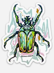 Scarab Beetle Sticker