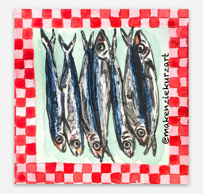 Anchovies Sticker