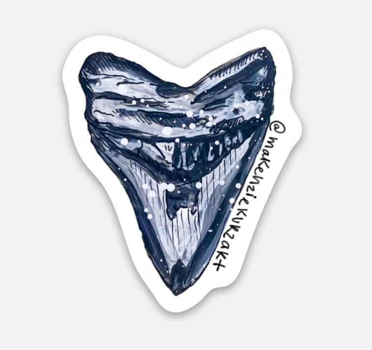 Shark Tooth Sticker