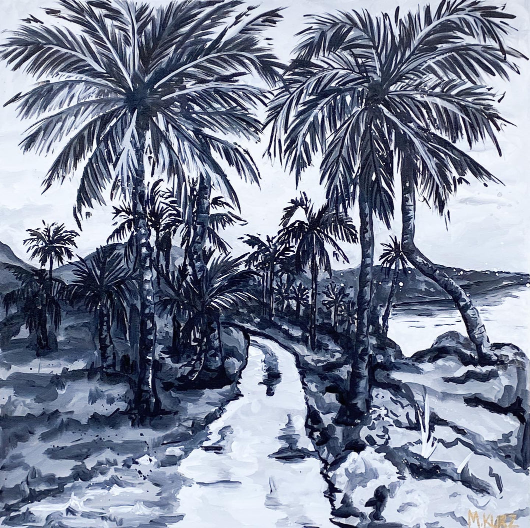 Palm Road Print